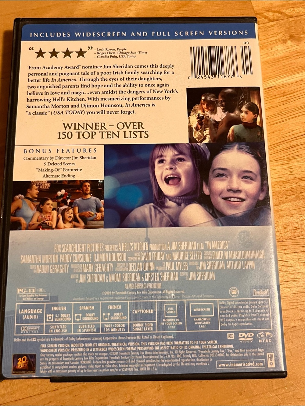 In America DVD - Picture 2 of 2